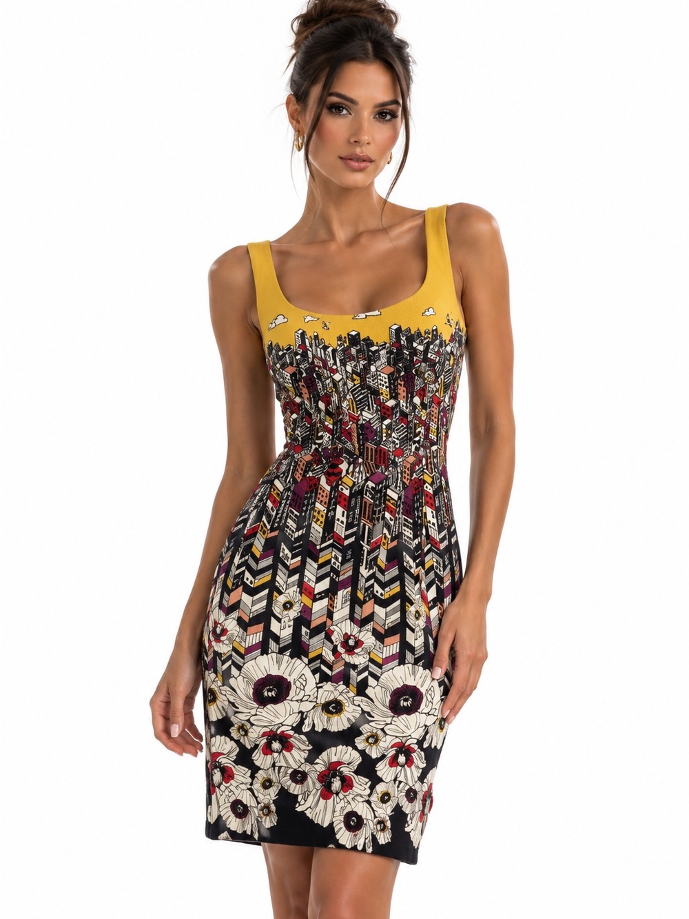FRANKIE MORELLO Lana Vergine Dress – IT 40 (Fits S/M) –Made in Italy –Statement